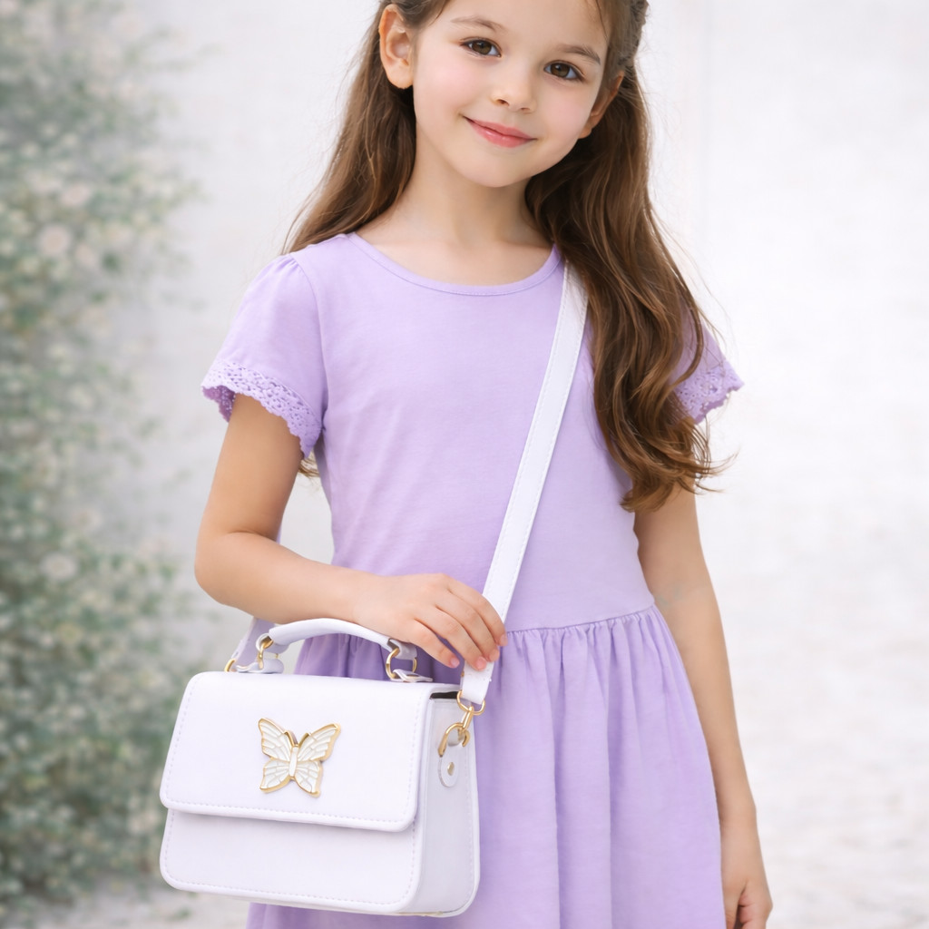 Bolsa Infantil criança Blogueirinha de mão Transversal Minimalista Borboleta Moderna Blogueira em Oferta na Shopee