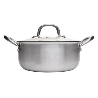Caçarola de Indução com Tampa Prime Cook Wolff 20cm Cinza