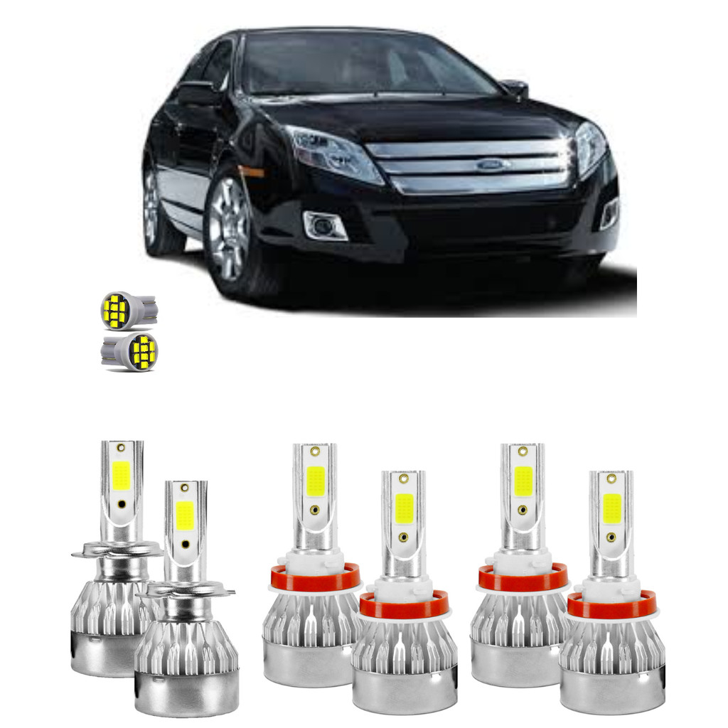 Kit Ultra Led Ford Fusion 2009/2013 20000 Lúmens 6500K em Oferta na Shopee