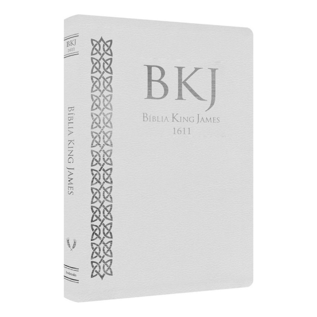 Bíblia King James 1611 | Slim Ultrafina | Capa Luxo Branca