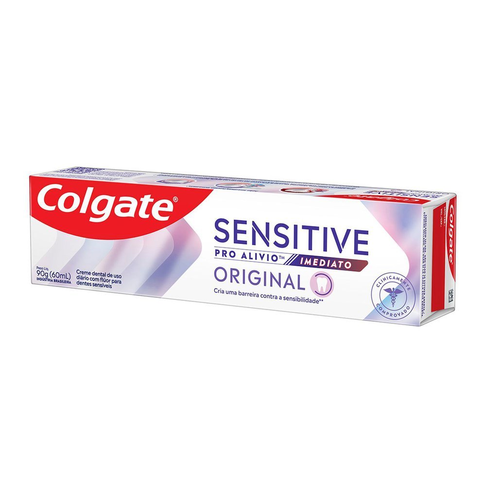 Creme Dental Colgate Sensitive Pro-Alívio Imediato Original com 90g cada Leve Mais por Menos em Oferta na Shopee
