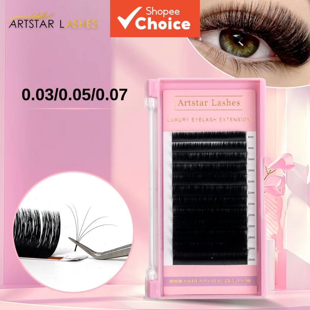  Extensões de Cílios para Ventilador Fácil, Cílios Postiços Naturais Leves em Forma de Leque para Maquiagem, Cílios de