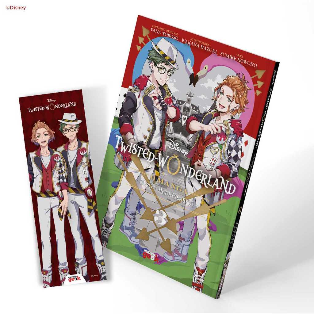 Disney Twisted-Wonderland: o mangá – livro de HeartsLabyul – 3 Livros MK Livro