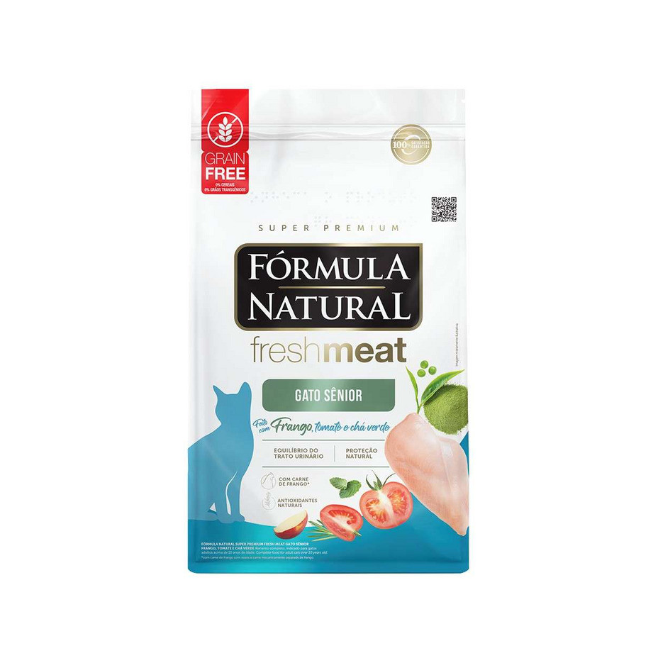 Raçao Fresh Meat Gato Senior 10.1KG Formula Natural