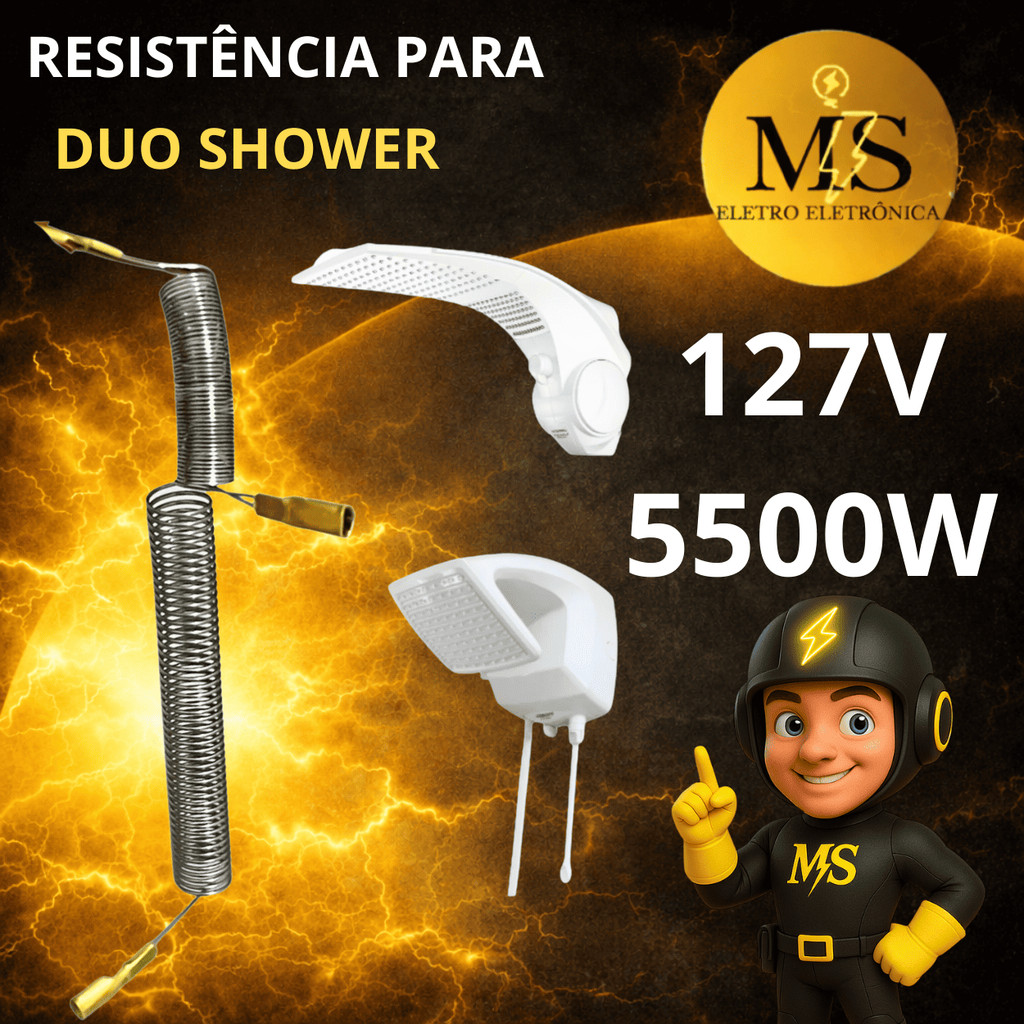 Resistencia Lorenzetti Duo Shower 127v 5500w Ms Eletro Eletrônica