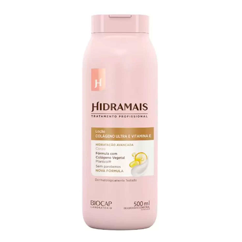 Loção Hidratante Hidramais Colágeno Ultra e Vitamina E 500ml em Oferta na Shopee