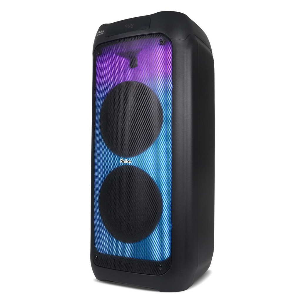 Caixa de Som Amplificada Philco PCX10101 Bluetooth 2000W 20 Horas De Duração