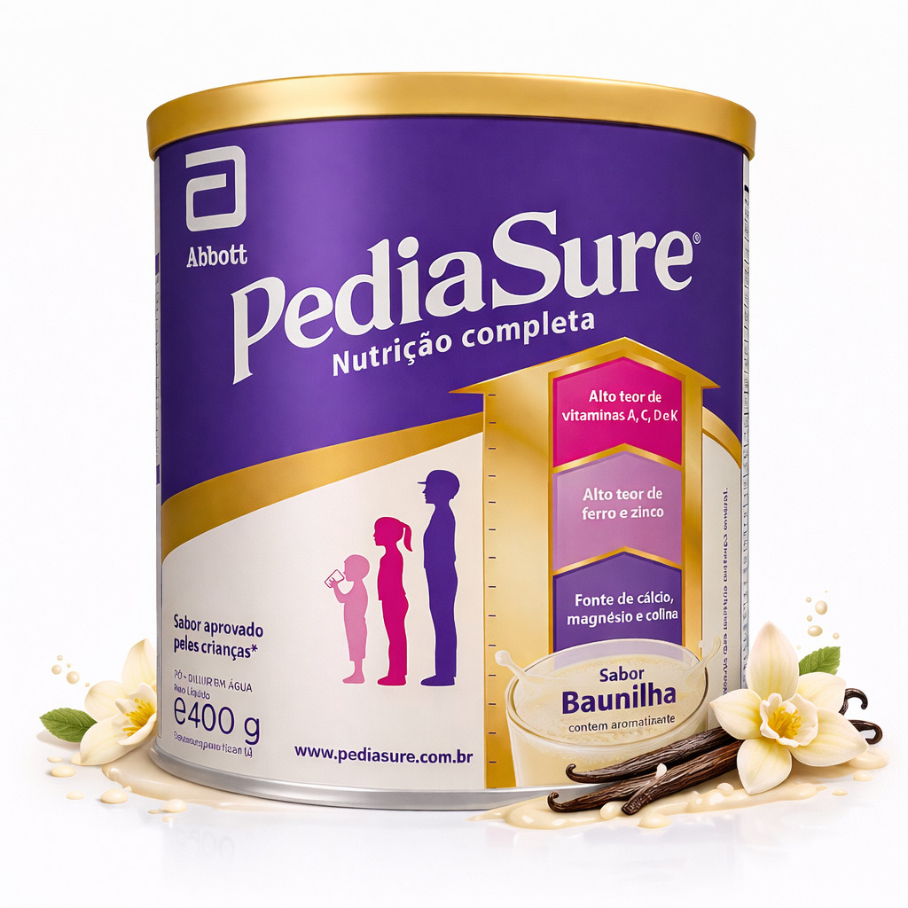 Suplemento Infantil Pediasure Sabor Baunilha em Pó 400g