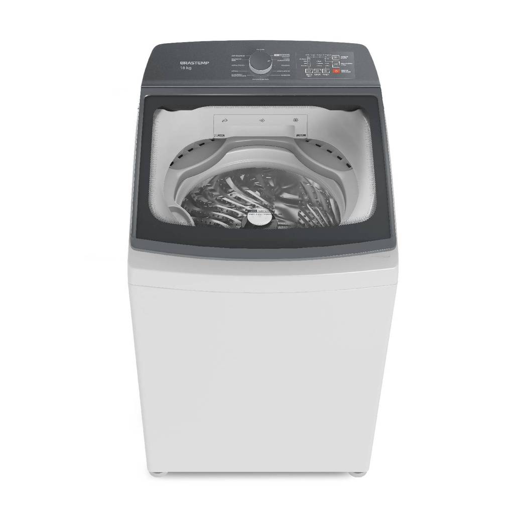 Máquina de Lavar Brastemp 18Kg Branca com Ciclo Tira Manchas Advanced e Ciclo Antibolinhas - BWF18AB em Oferta na Shopee