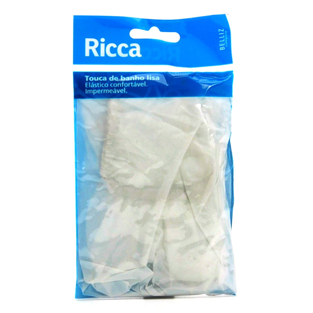 Touca Para Banho Lisa Ricca Cores Sortidas com 1 Unidade em Oferta na Shopee