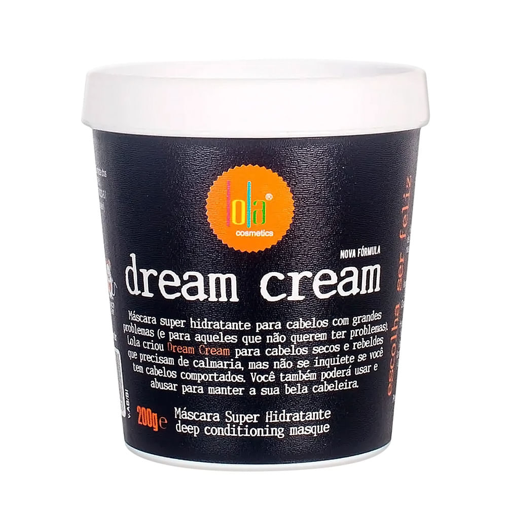 Máscara de Tratamento Dream Cream Lola Cosmetics 200g em Oferta na Shopee