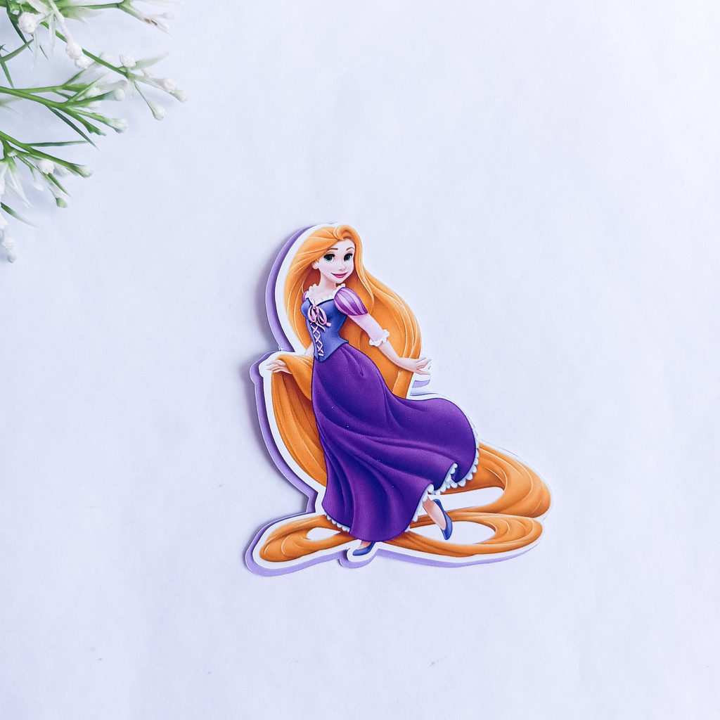 Aplique para Tubete PRINCESA RAPUNZEL - Mimo Lembrancinha Personalizada Festa Música Meninas Princesas