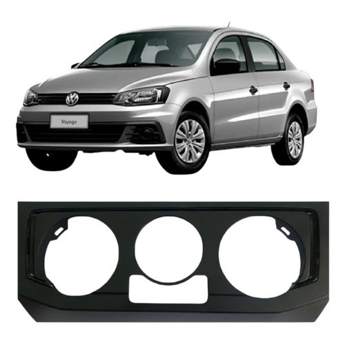 Moldura Painel Ar Condicionado Gol Voyage G7 5u0820075 Preto
