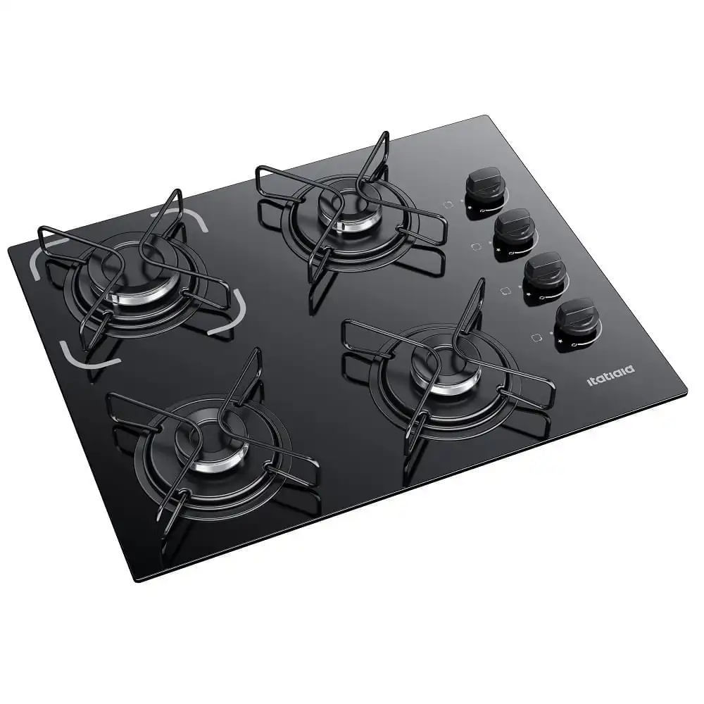 Cooktop Itatiaia 4 Bocas Essencial Preto - Bivolt em Oferta na Shopee