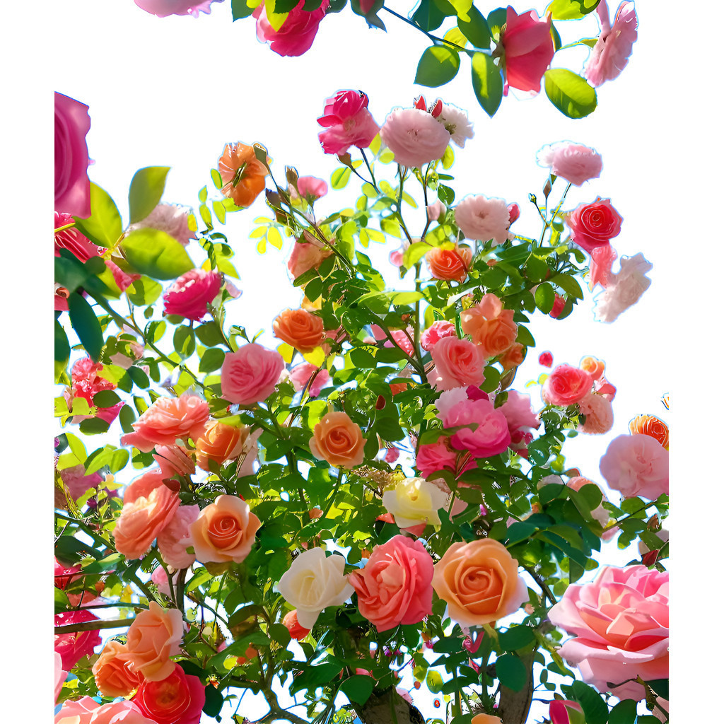Rara Rara 150 Sementes De Rosas Trepadeiras Para Plantio No Jardi