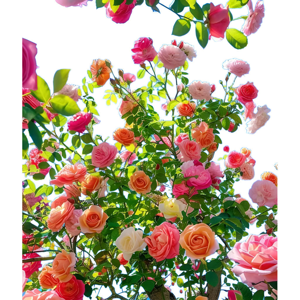 Rara Rara 150 Sementes De Rosas Trepadeiras Para Plantio No Jardima-21
