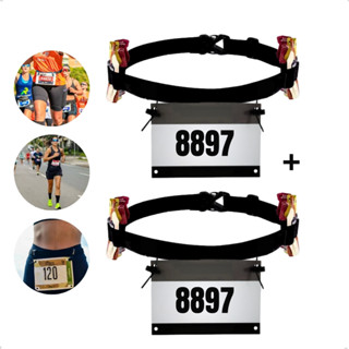 Cinto Porta Numero Para Corrida Triathlon Ciclismo Carbo Gel  Para Corrida Refletivo em Oferta na Shopee