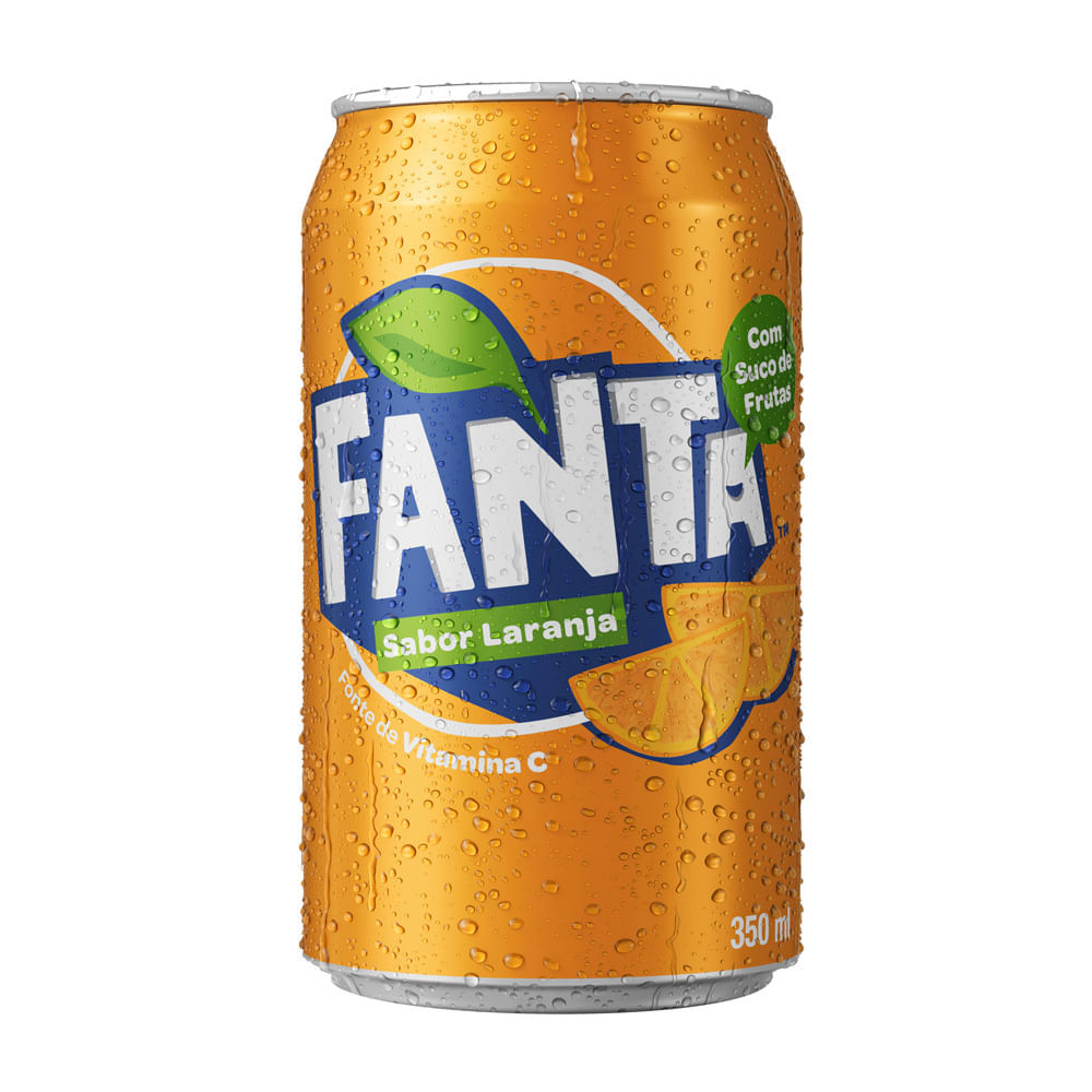 Refrigerante Fanta Laranja Lata 350ml em Oferta na Shopee