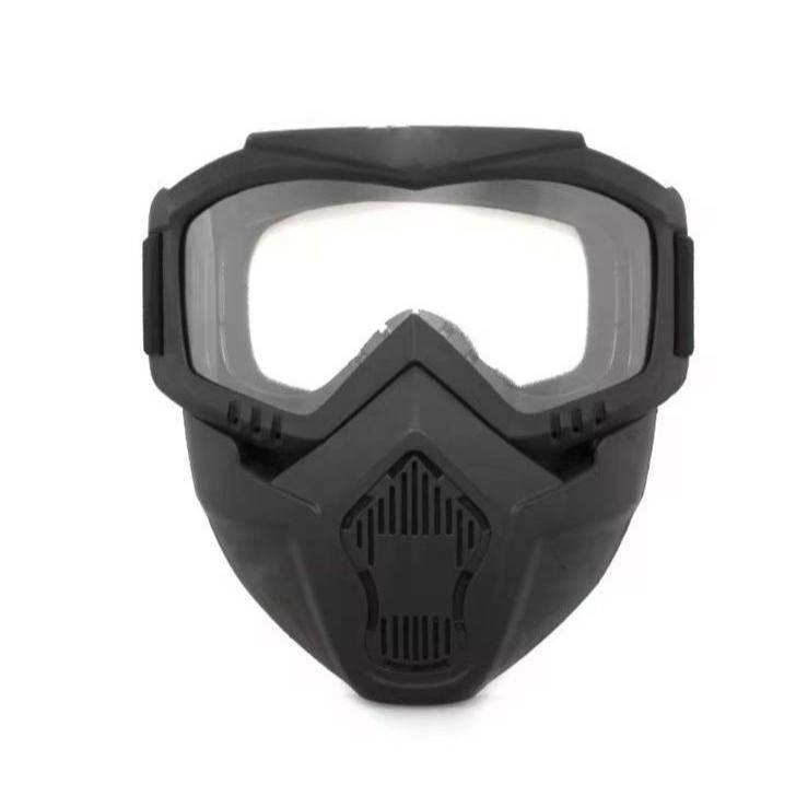 MÁSCARA ÓCULOS Facial Para Ciclisto Motocross Motociclismo Airsoft Paintball em Oferta na Shopee