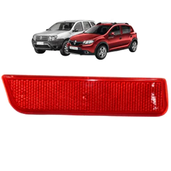 Lanterna Parachoque Olho de Gato Refletor Traseiro Duster 2012 Sandero Stepway 2015