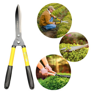 Tesoura Profissional Bypass Bomder Jardinagem 53cm Lâminas Aço Cabo Antiderrapante em Oferta na Shopee