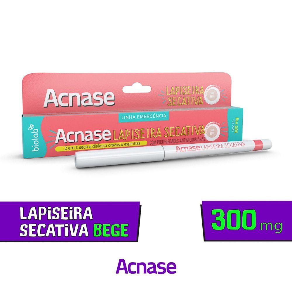 Lapiseira Secativa Acnase com 0,3g em Oferta na Shopee