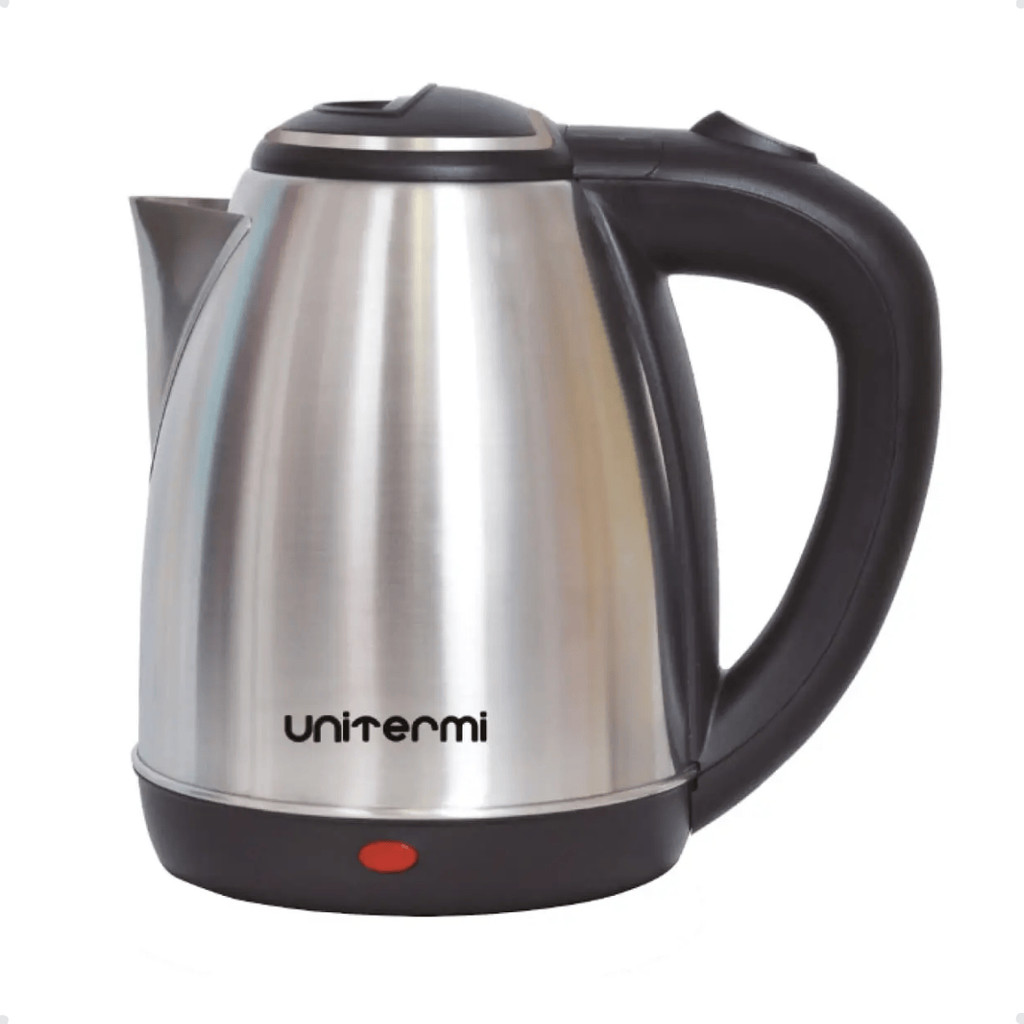 Chaleira Jarra Elétrica Inox 1,8L 220V Desligamento Automático Unitermi Original Com Garantia