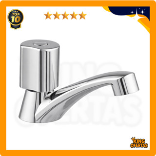 Torneira Cromada Lavatório/Lavabo em ABS - 1/4 de Volta mod.1194 em Oferta na Shopee