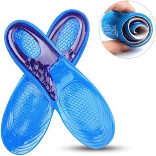 Par De Palmilha Silicone Gel Ortopédica Anti Impacto Facilite Plantar Dores Nos Pés Aumenta Altura em Oferta na Shopee