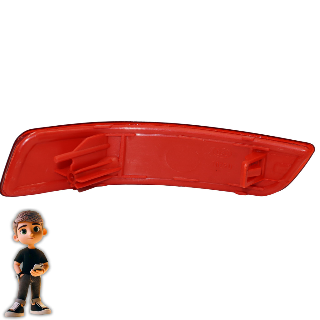 Olho Gato Refletor Parachoque Traseiro Corolla 2015 2016 2017 2018 2019 Direito — imagem 2 de 2