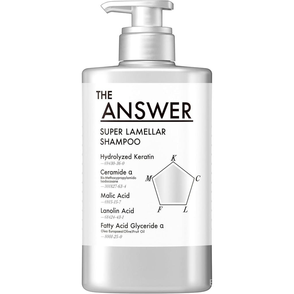 Kao【Japanese Salon-Level Repair】THE ANSWER Super Layer Repair Shampoo｜Keratin × Ceramide｜Deep Repair｜Smooth and Shiny 40