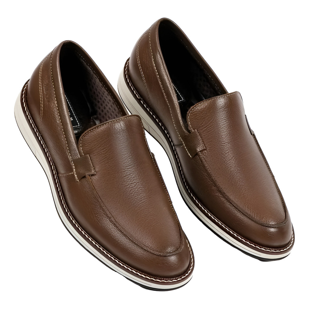 Sapato Ferracini Kingston Slip On Couro 6156-675