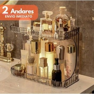 Organizador Prateleira Diamante Acrílico Porta Maquiagem Beleza linhas em Oferta na Shopee