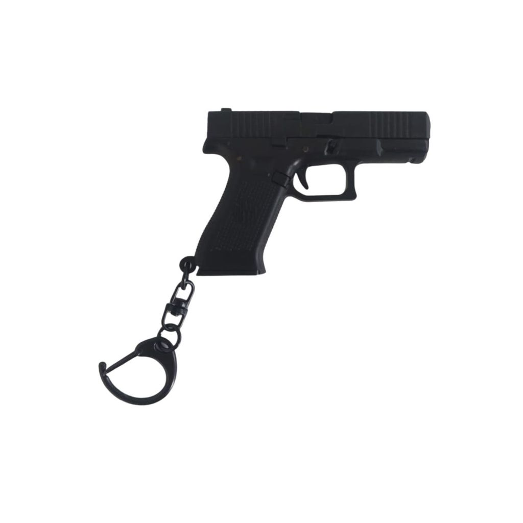 Chaveiro Arma Pistola Miniatura Glock 45 Plástico Rossi