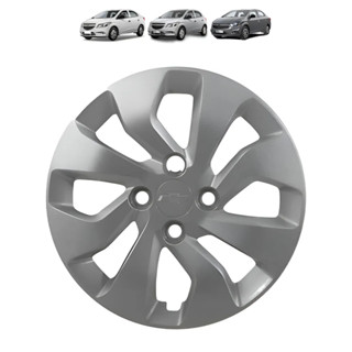 Calota Prata da Roda Aro 14 c/ 4 Furos Onix Prisma 2017/2021 Original GM em Oferta na Shopee