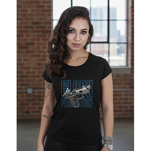 Camiseta Baby Look Militar Glock Perfection Secret Box