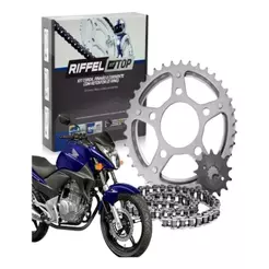 Kit Relação Transmissão Cb 300 2009 A 2015 C/ Retentor Riffel