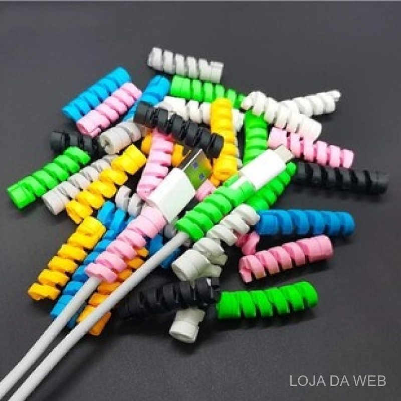2/3/4 Kit Protetor Espiral Espiral Para Cabo De Carregamento Fone De Ouvido Cabo De Linha Promoção