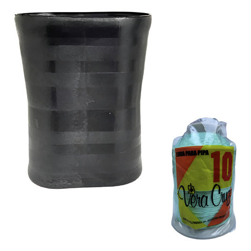 Kit 1 Lata Oval Preta + 1000jds Linha 10 Vera Cruz Colorida