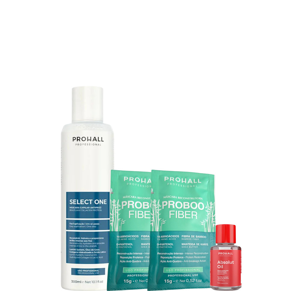Kit Select One 300 Ml + Óleo Absolut 7 Ml + Sachês SB