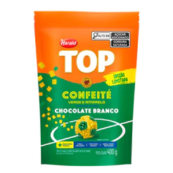 Granulado Confeité Top Verde Amarelo Brasil Copa 400g Harald