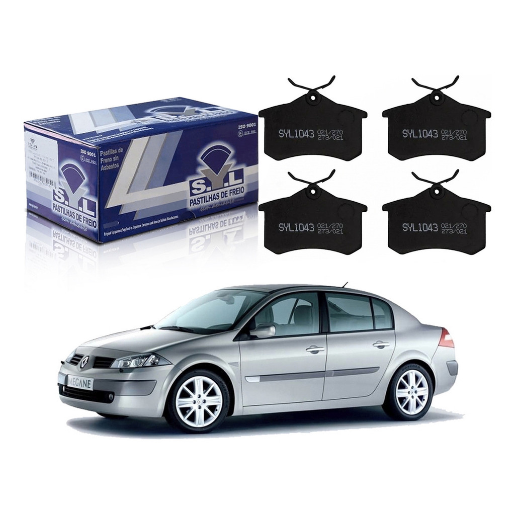 Pastilha Freio Traseiro Original Renault Megane 1.6 2008