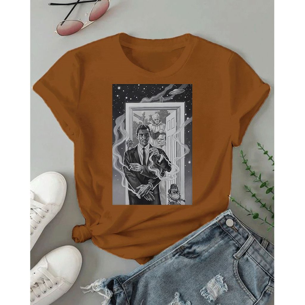 [Camiseta Premium em Algodão Puro]BOW T-shirt Horror Twilight  Longa Manga Cinema Puro Algodão