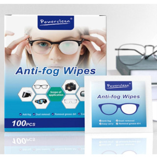 Lenços Antiembaçantes POWERCLEAN – Limpeza Profissional para Óculos, Lentes, Telas (100/200/300 Unidades) em Oferta na Shopee