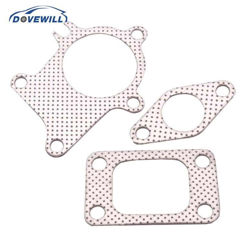 [Dovewill] Universal T3/T4 TurboCharger Placa De Escape 5 Parafusos Downpipe FLANGE Soldado