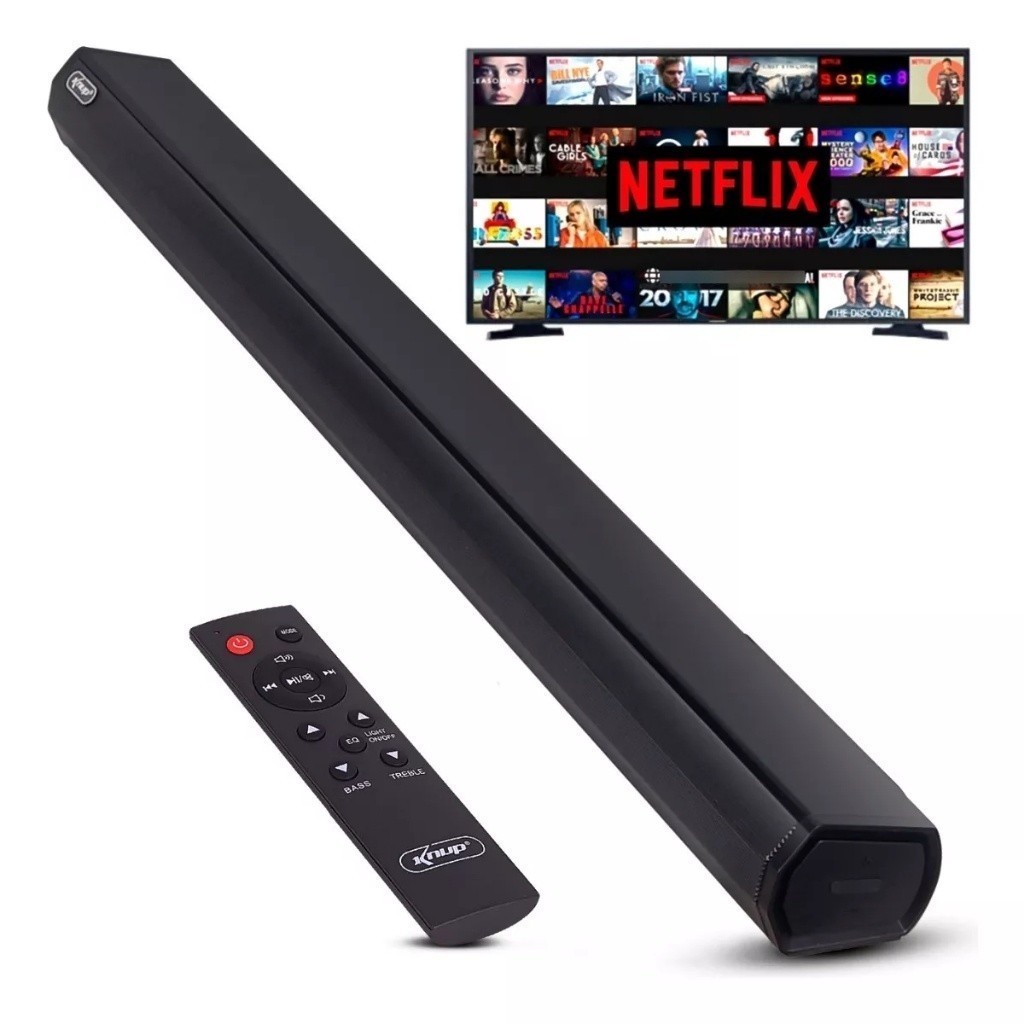 Som Para Casa Tv Sound Bar Home Theater Bluetooth Soundbar KP-6034BH