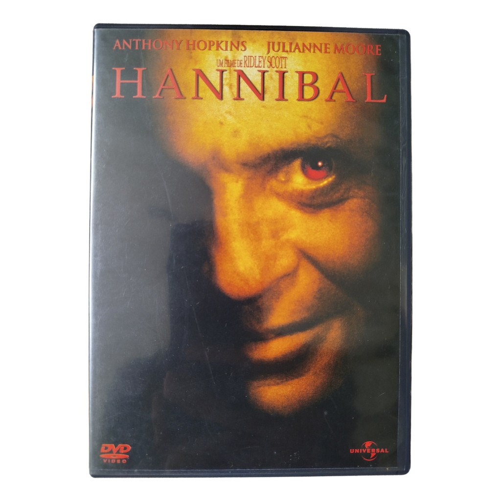 DVD Filme Hannibal 2001 Anthony Hopkins Julianne Moore Gary Oldman