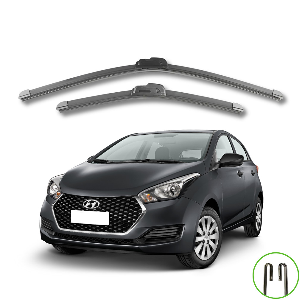 Par Palheta Limpador Parabrisa Carro Hb20 2013 A 2019 em Oferta na Shopee