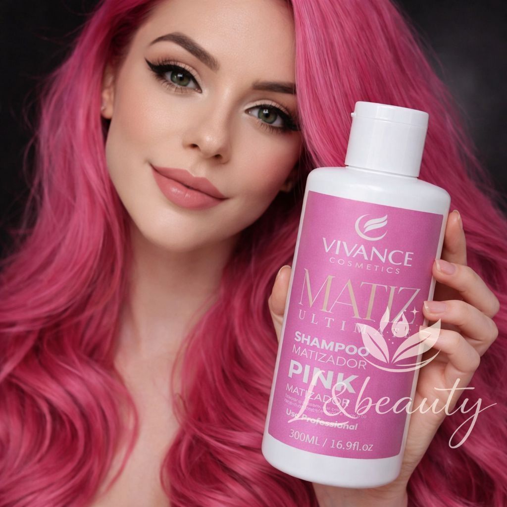 Shampoo Tonalizante Rosa Pink Vivance 300ml: Explosão de Cor e Brilho Radiante
