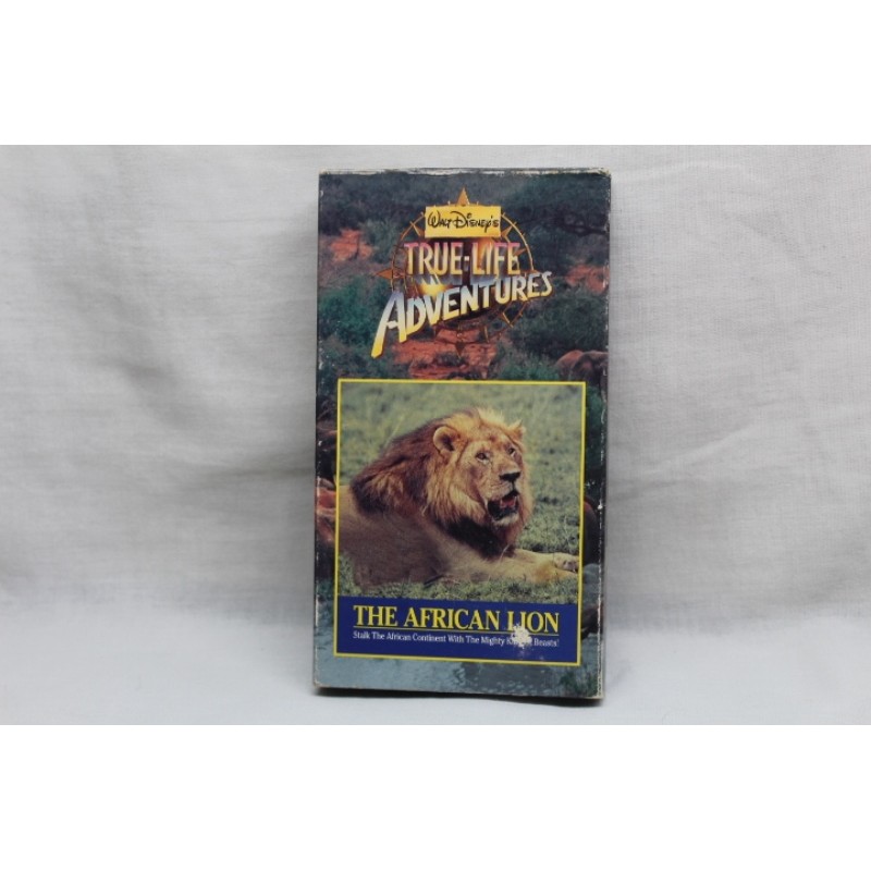 VHS Disney True-Life Adventures The African Lion (EM INGLÊS)
